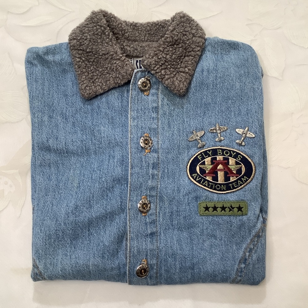 Vintage SF Blues Denim Fly Boys One Piece - Picture 7 of 7